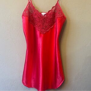 Secret Treasures Scarlet Lace Chemise